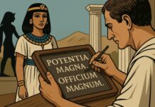 La regina Cleopatra, Cesare e l’uomo ragno